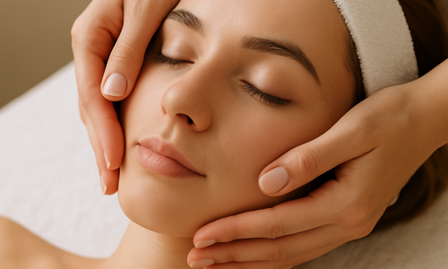 Massagem facial pode ajudar a ativar a circulação e melhorar a firmeza da pele