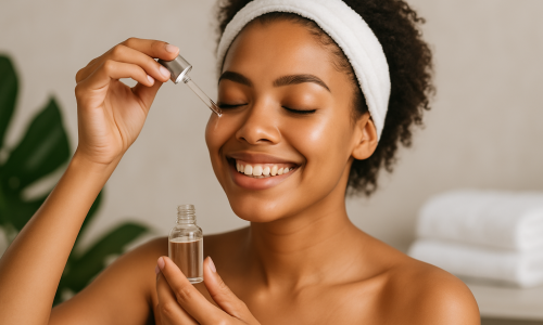 A aplicação correta de séruns leves é um passo importante na rotina de skincare para pele oleosa, ajudando a tratar e equilibrar a pele.